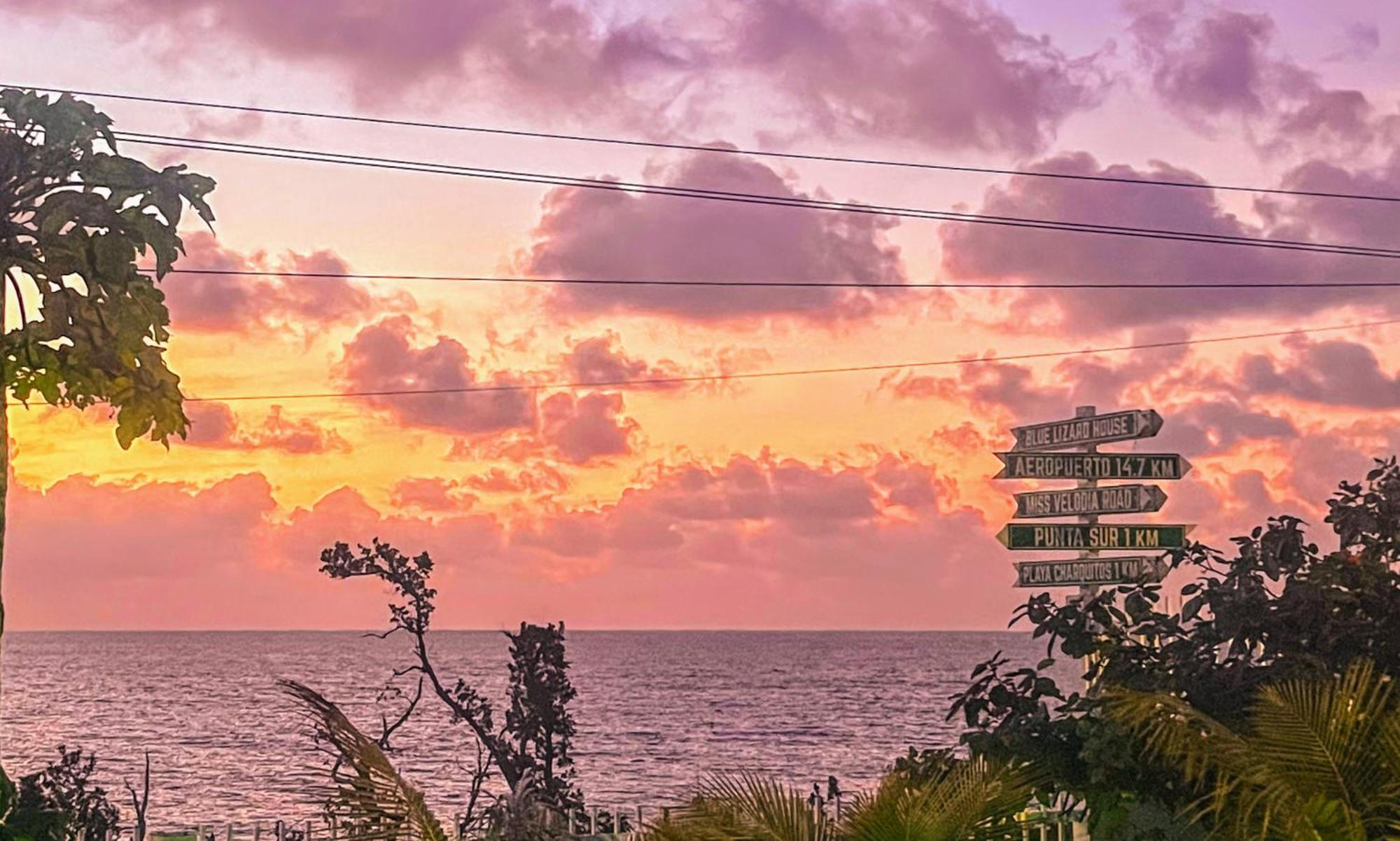 San Andrés Blue Lizard Houseヴィラ エクステリア 写真
