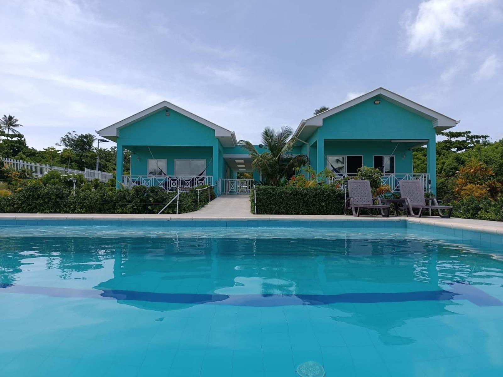 San Andrés Blue Lizard Houseヴィラ エクステリア 写真
